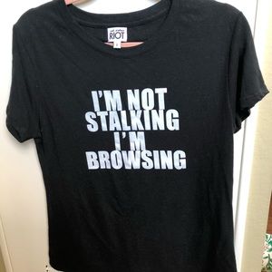 RIOT graphic T-shirt